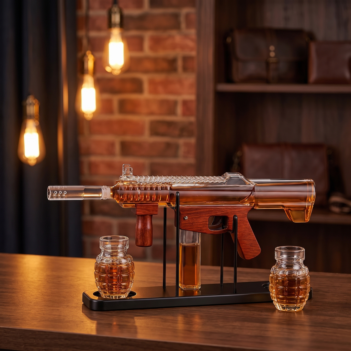 Full Auto Glass Decanter Set
